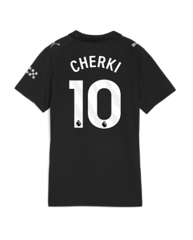 Billige Fotballdrakt Manchester City Rayan Cherki #10 Replika Bortedrakt Dame 2025-26 Kortermet Billige Fotballdrakt Manchester City Rayan Cherki #10 Replika Bortedrakt Dame 2025-26 Kortermet